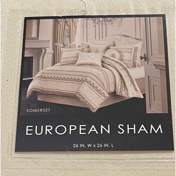 NWT - Elegant J. Queen New York, Somerset, European Sham - Picture 4 of 6